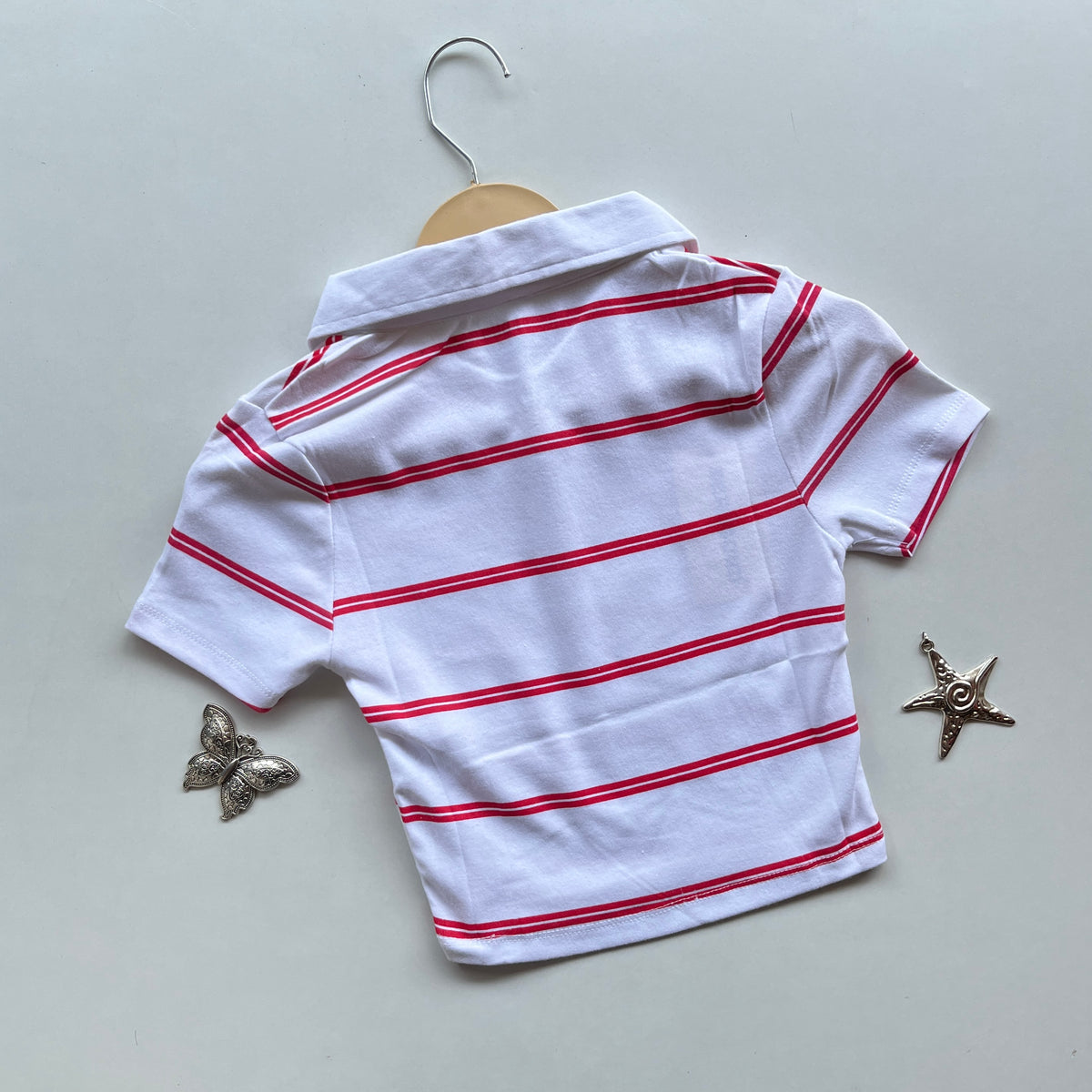 Bow collar Bodyfit Tee